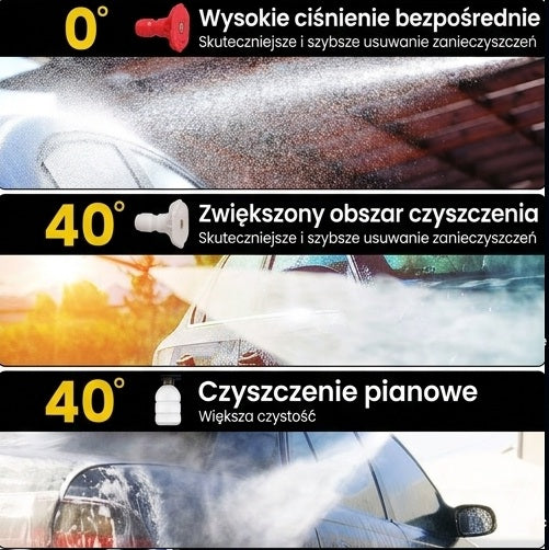Bezprzewodowa Myjka Ciśnieniowa PRO + BATERIA GRATIS 🎁