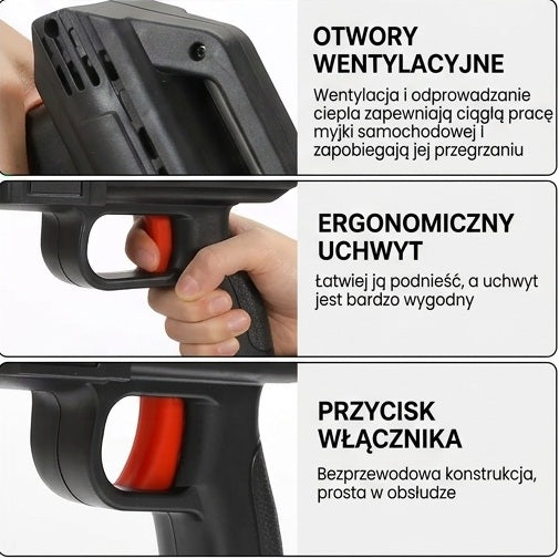 Bezprzewodowa Myjka Ciśnieniowa PRO + BATERIA GRATIS 🎁